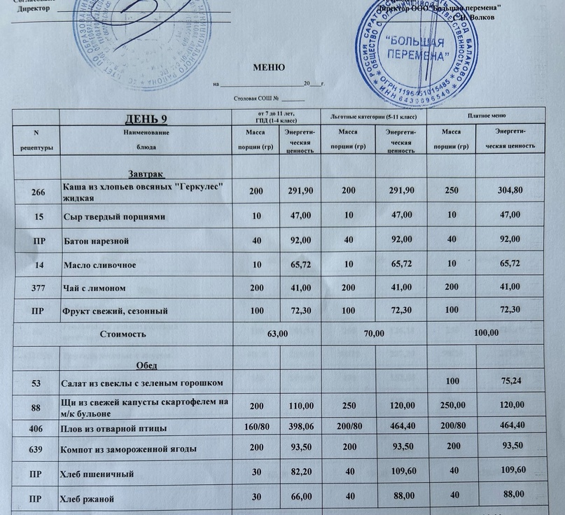 28.02.2024 меню