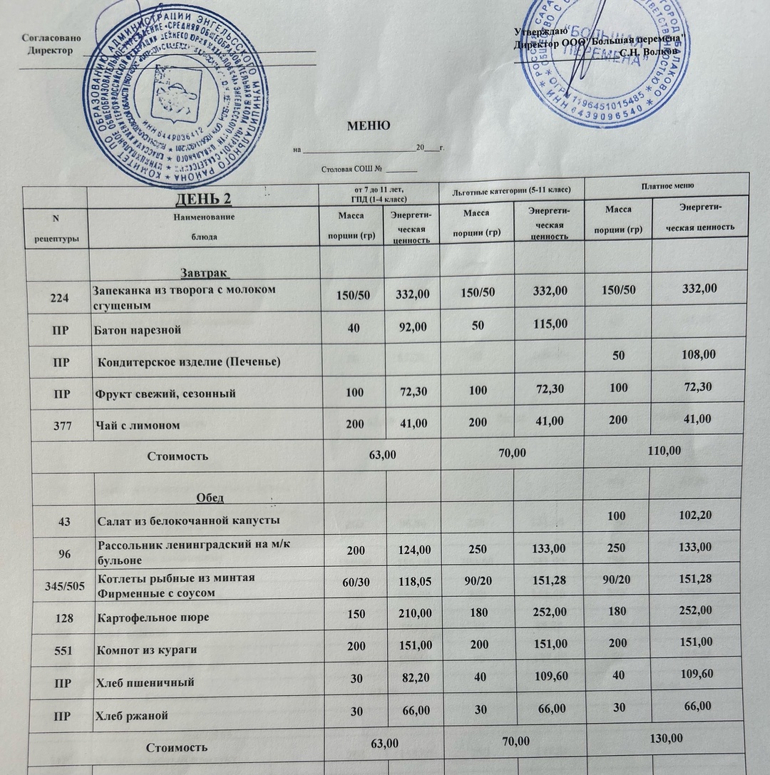 15.10.2024 меню