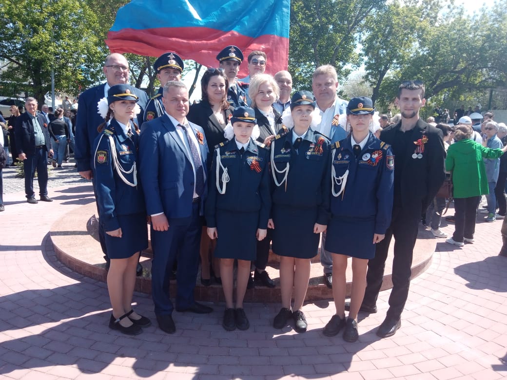 Кадеты приняли участие в открытии памятника &amp;quot;Воинам России&amp;quot;.