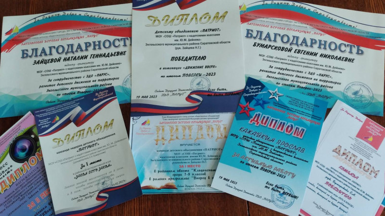 Кадеты школы вступили в ряды ЭДО " Парус".