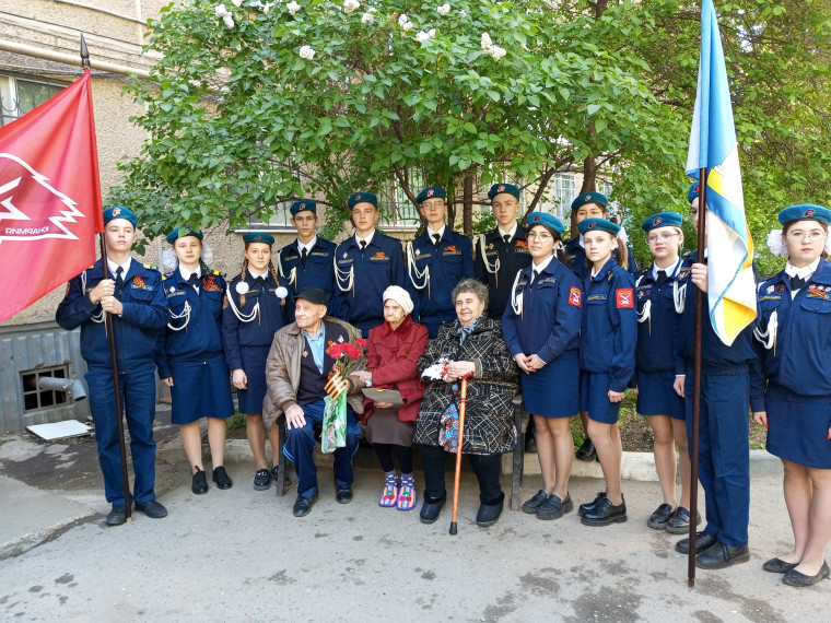 Поздравление ветеранов.