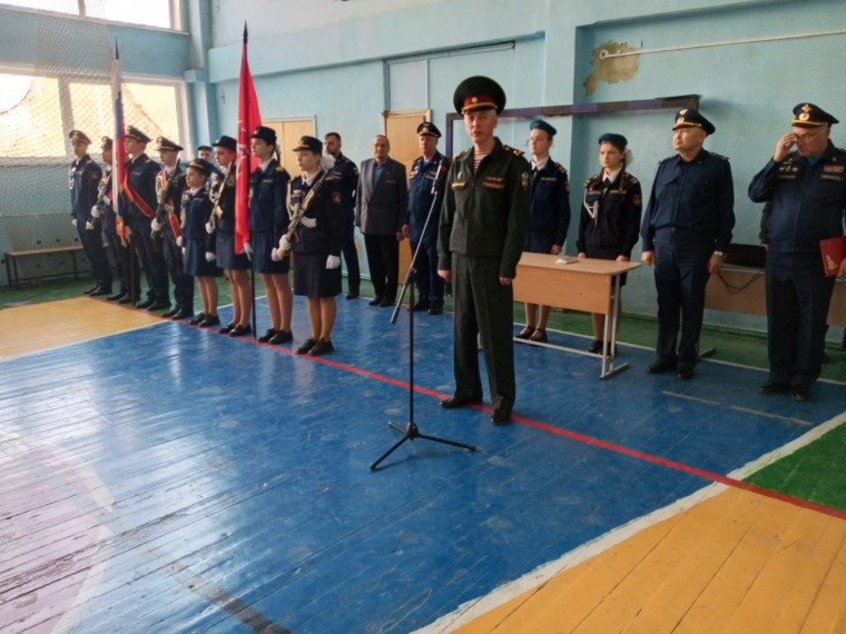 Церемония посвящения в ряды «ЮНАРМИИ».
